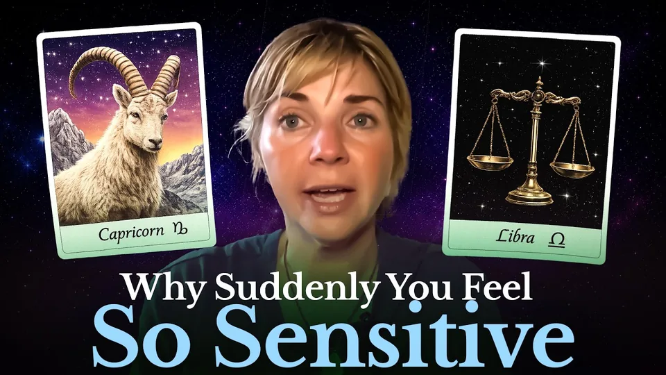 Still from Jamie&rsquo;s video, Capricorn & Libra: Why You’re Feeling So Sensitive Right Now