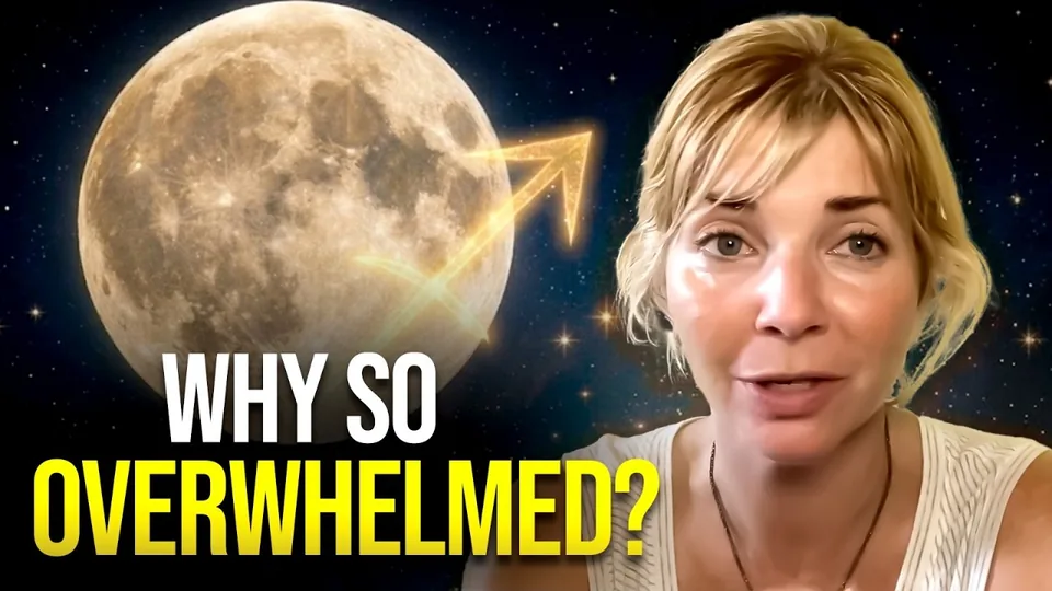 Still from Jamie&rsquo;s video, Are You Staying Small, or Are You Ready to Grow? Sagittarius Full Moon
