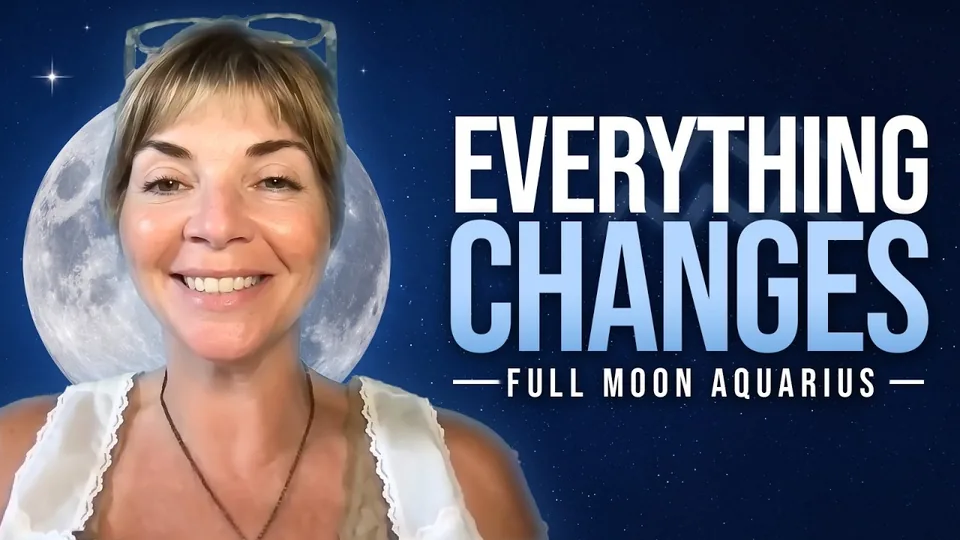 Still from Jamie&rsquo;s video, The Full Moon in Aquarius Is Bringing Major Shifts, Here’s Why